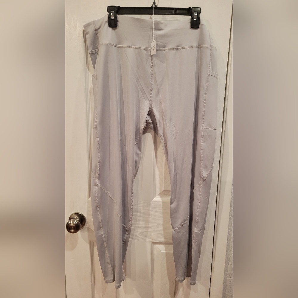 Light Gray High-Waisted Leggings